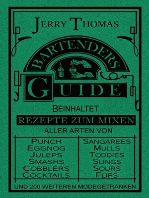 cover image of The Bartender's Guide 1887